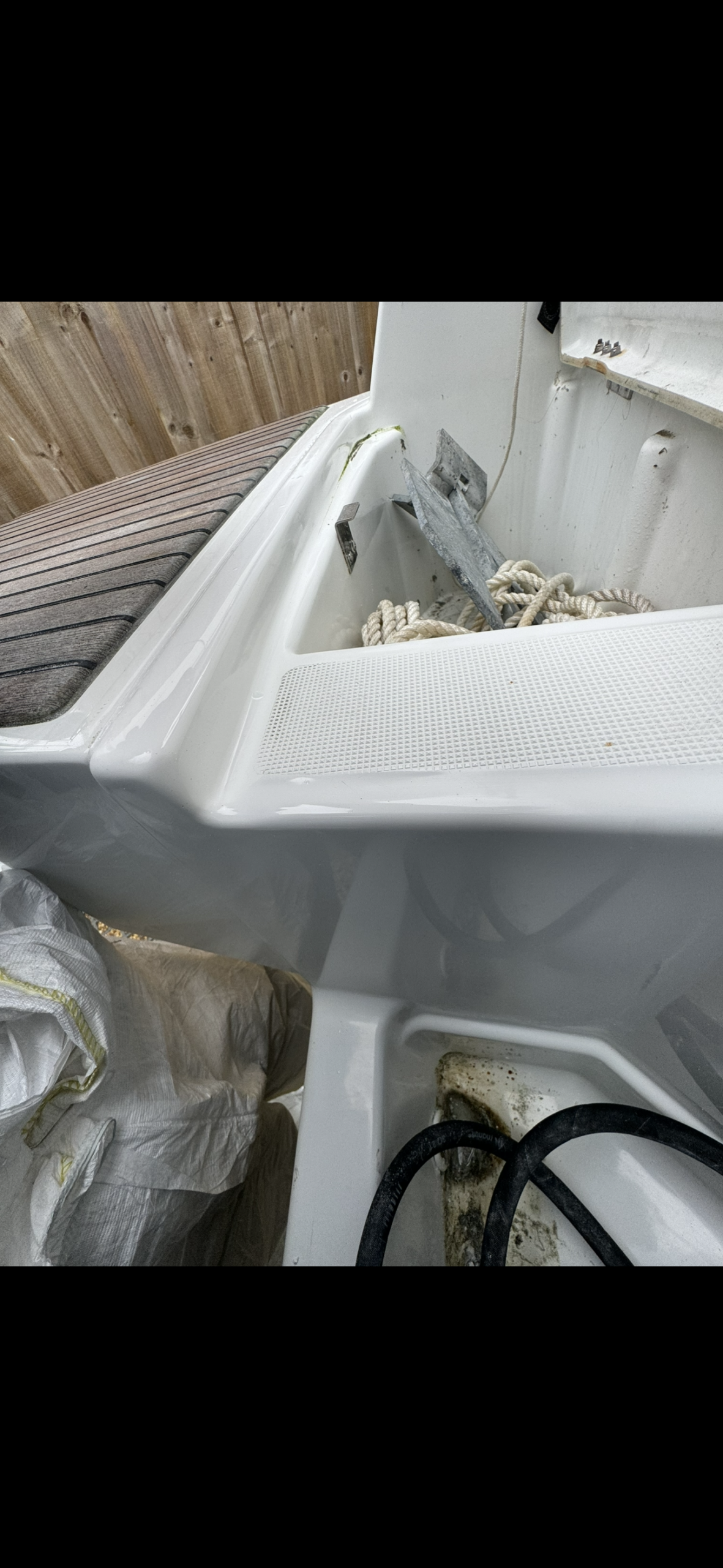 Gelcoat repair — after repair