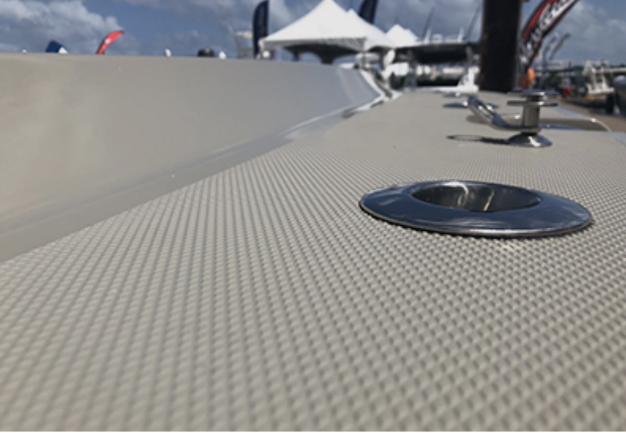 Non skid panel repair — after repair