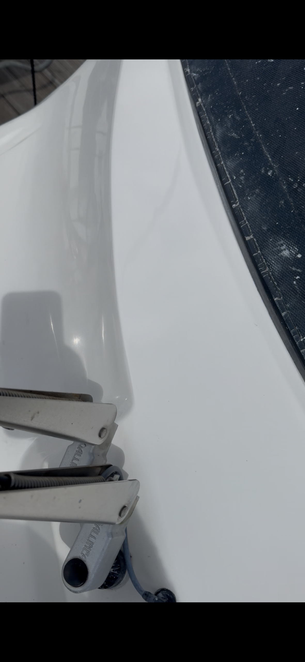 Gelcoat repair — after repair